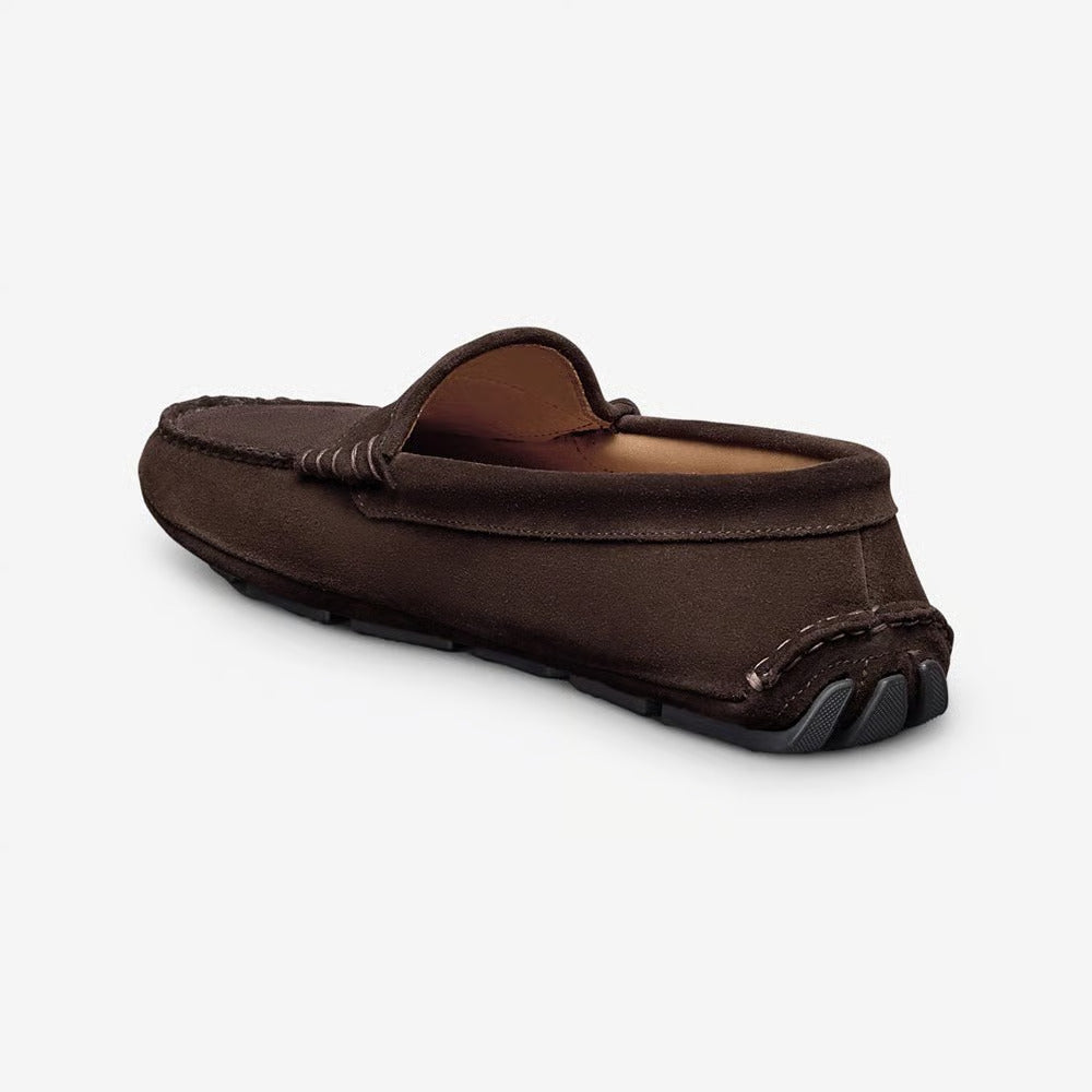 Apex Driving Loafer in Bitter Chocolate Suede by Allen Edmonds