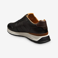 Lawson Lace-Up Sneaker in Black Leather by Allen Edmonds