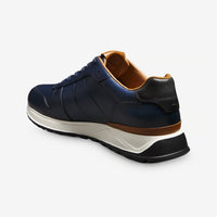 Lawson Lace-Up Sneaker in Navy Leather by Allen Edmonds