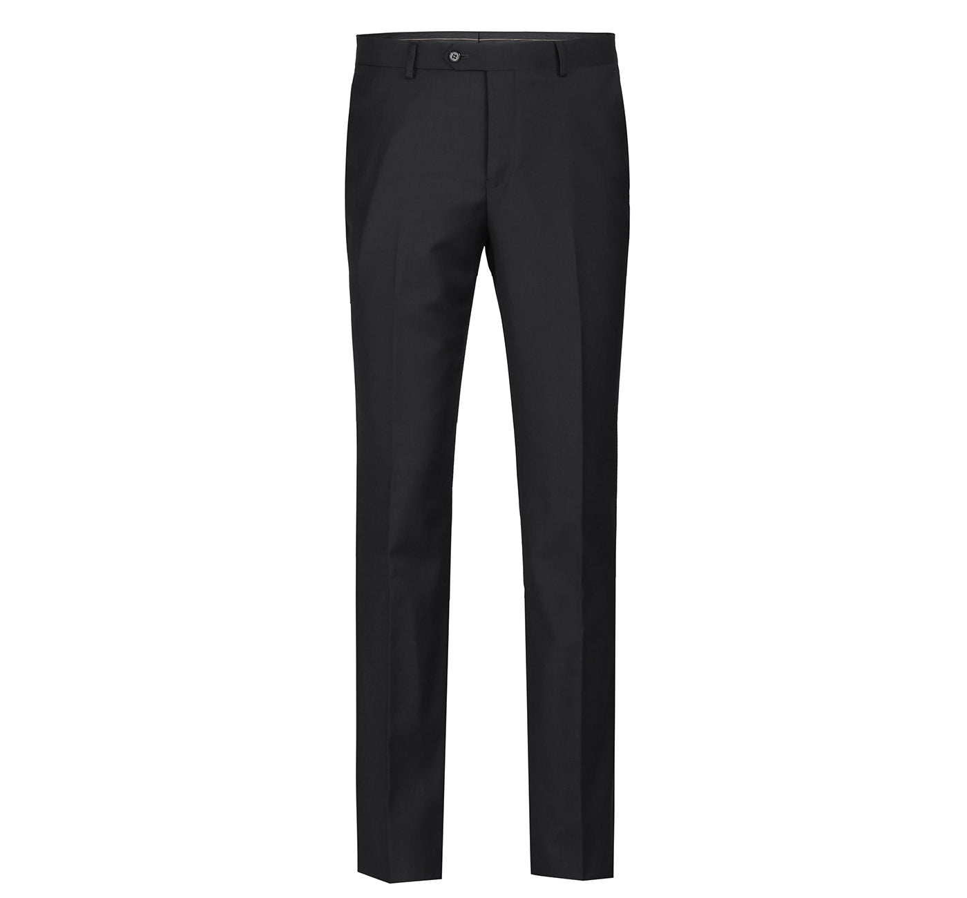 Super 140s Stretch Wool 2-Button CLASSIC FIT Suit in Black (Short, Regular, and Long Available) by Renoir