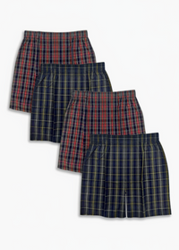'Ramsey' and 'Travis' Tartan Poplin Full Make Cotton Boxer Shorts, Sizes 32/34 (4 Pack) by Batton