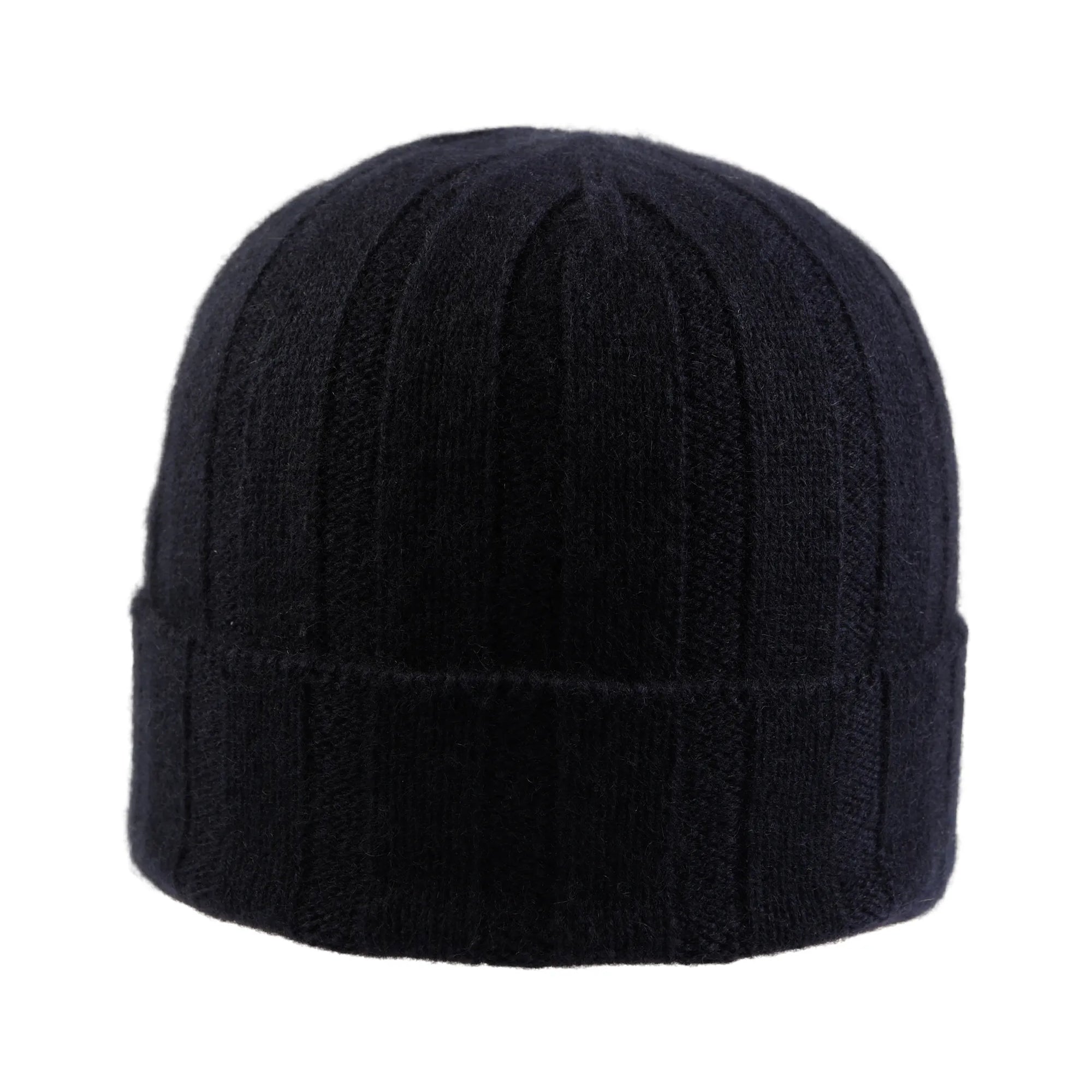 Pure Cashmere Wide Rib Beanie (Choice of Colors) by Wigens