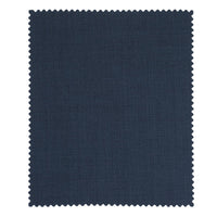 BIG FIT Sharkskin Super 120s Worsted Wool Comfort-EZE Trouser in New Navy (Manchester Pleated Model) by Ballin