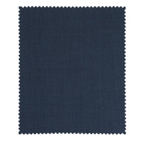BIG FIT Sharkskin Super 120s Worsted Wool Comfort-EZE Trouser in New Navy (Manchester Pleated Model) by Ballin