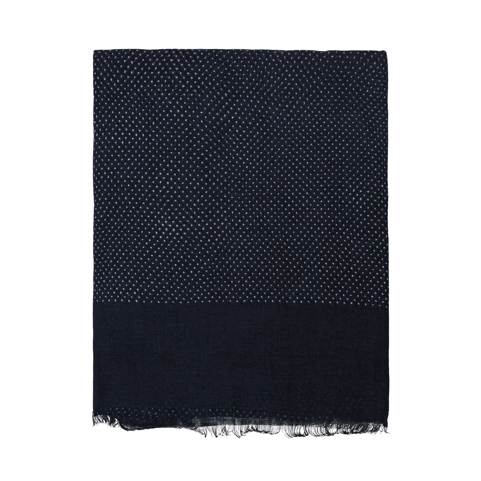 Jacquard Woven Linen Scarf with Pindot Pattern in Choice of Colors by House of Amanda Christensen