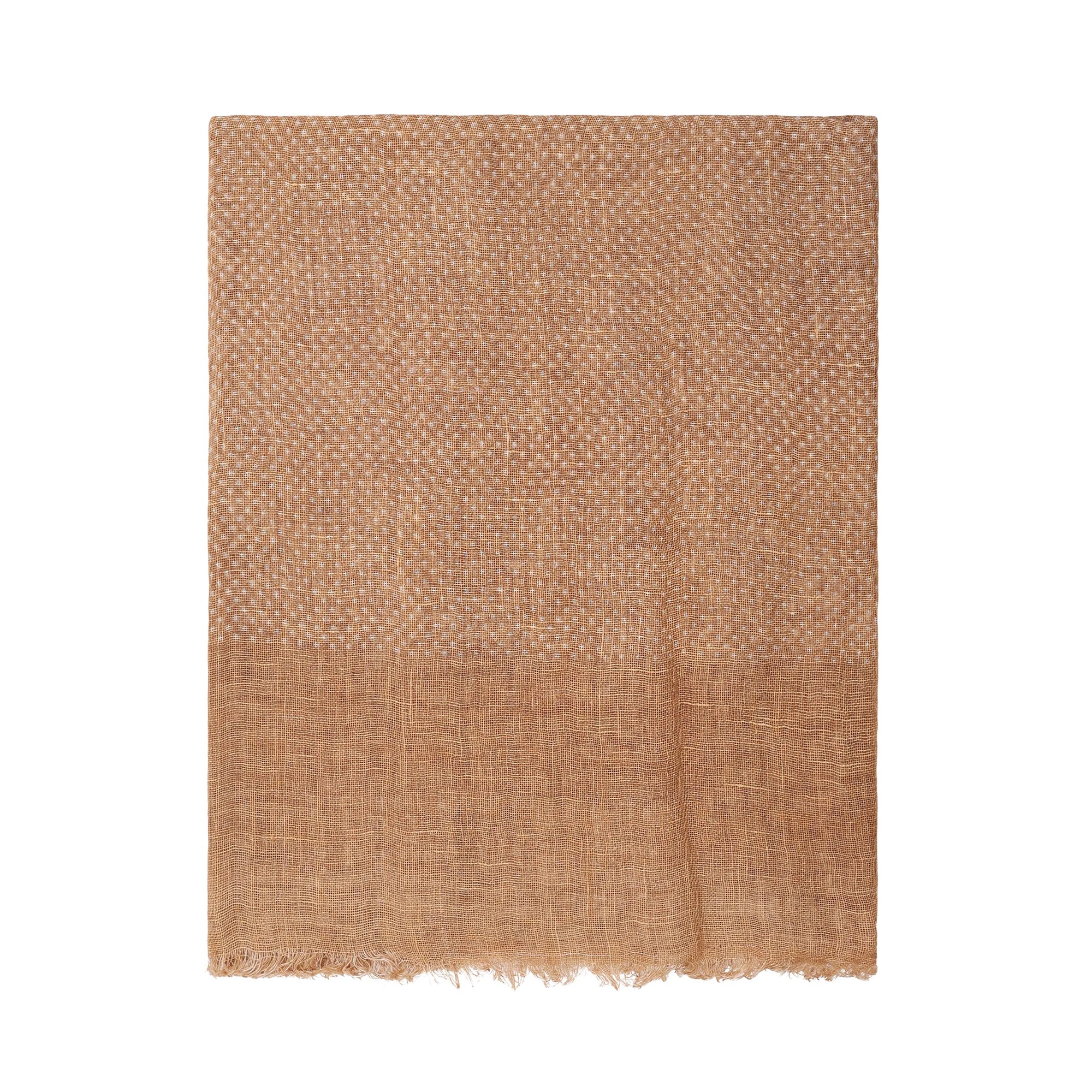 Jacquard Woven Linen Scarf with Pindot Pattern in Choice of Colors by House of Amanda Christensen