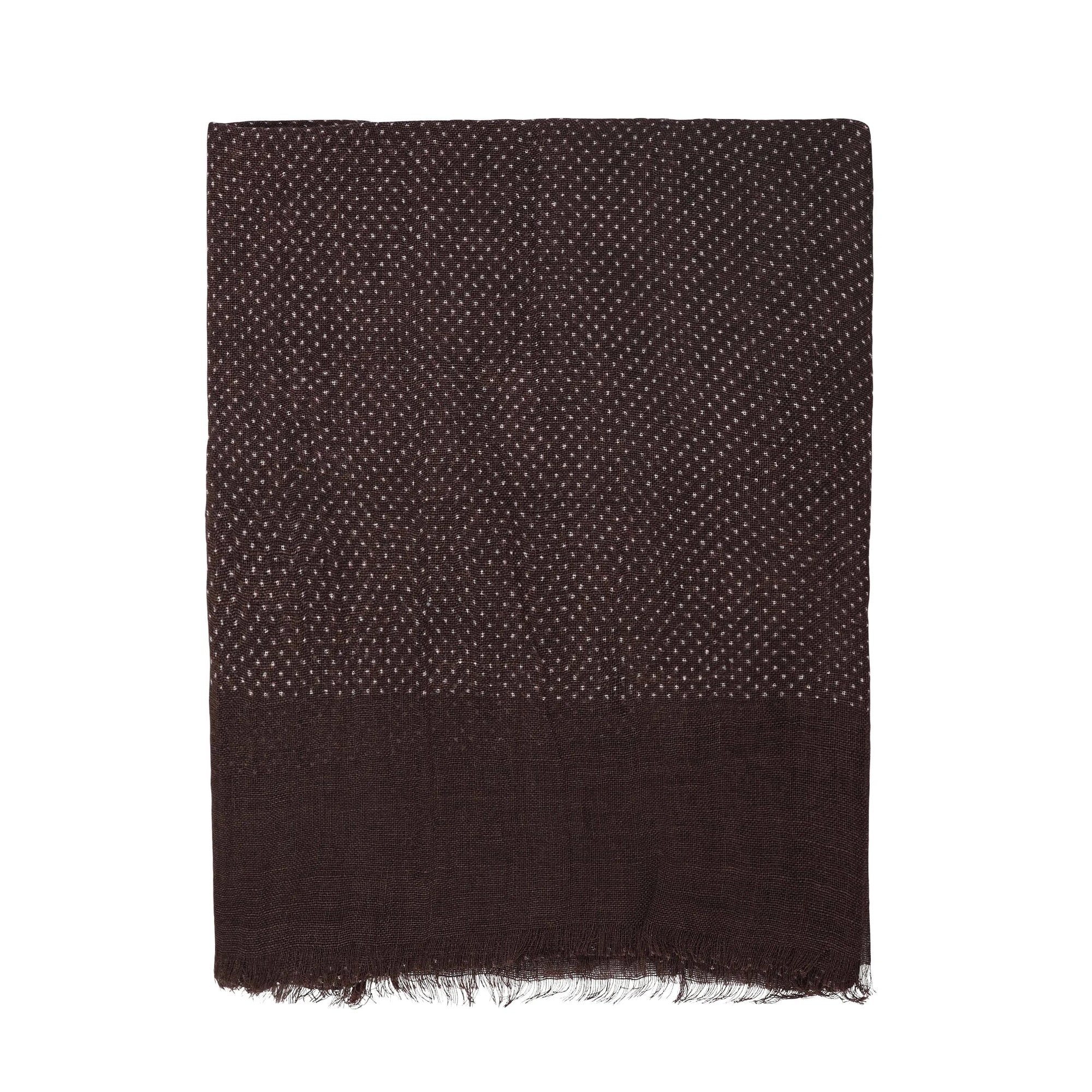 Jacquard Woven Linen Scarf with Pindot Pattern in Choice of Colors by House of Amanda Christensen