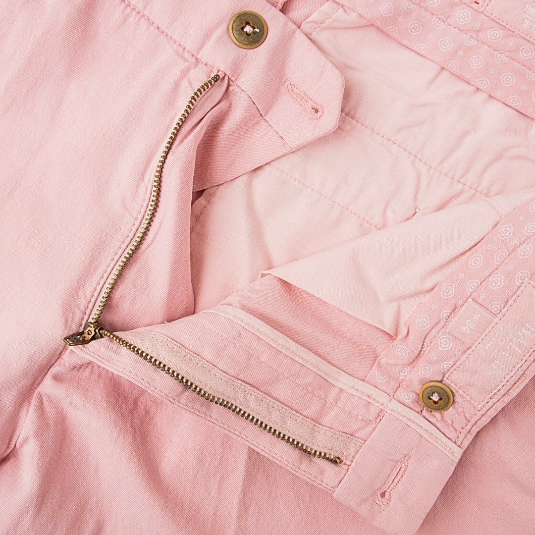 Broken Twill Stretch Cotton Shorts in Dusty Rose by Ballin