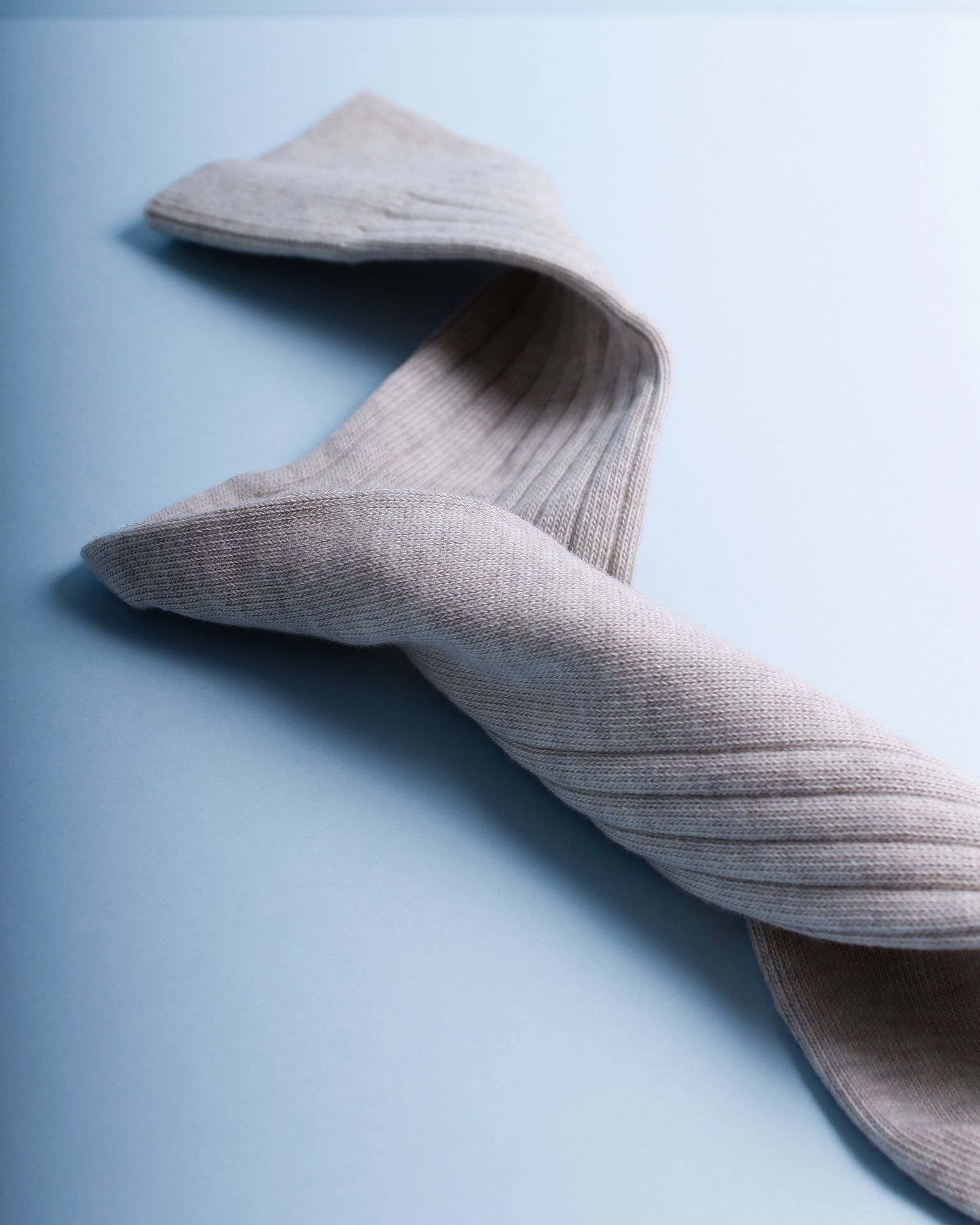 3 PAIR - True Ribbed Combed Cotton Blend Italian Mid Calf Socks (Choice of Colors) by Amanda Christensen