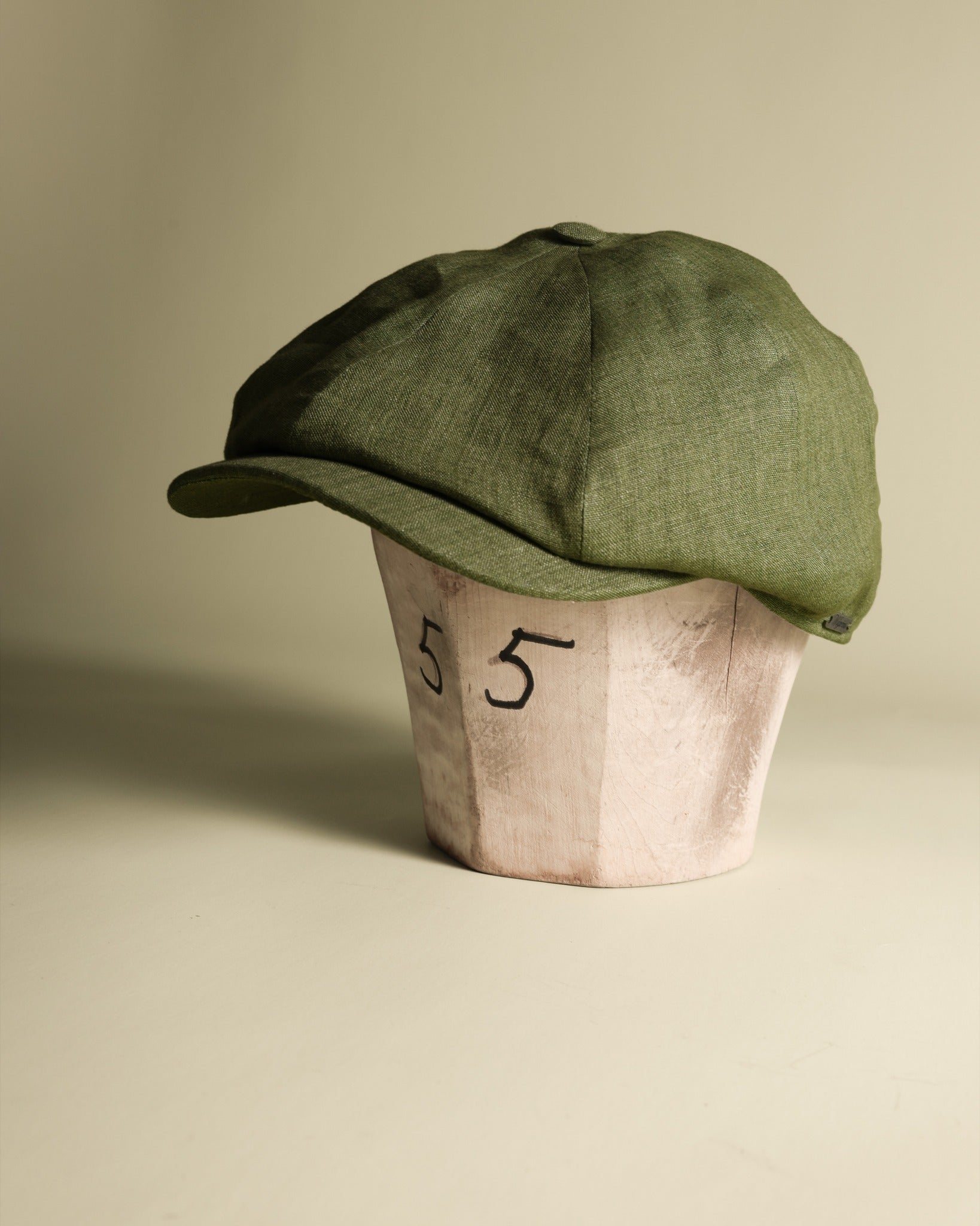 Newsboy Classic Cap in Belgian Colorful Linen (Choice of Colors) by Wigens