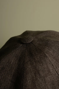 Newsboy Classic Cap in Belgian Colorful Linen (Choice of Colors) by Wigens