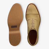 Park Avenue Verse Cap-Toe Oxford Dress Shoe in Bone Suede by Allen Edmonds