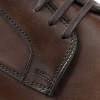Walker Verse Plain-Toe Derby Dress Shoe in Dark Chili Leather by Allen Edmonds