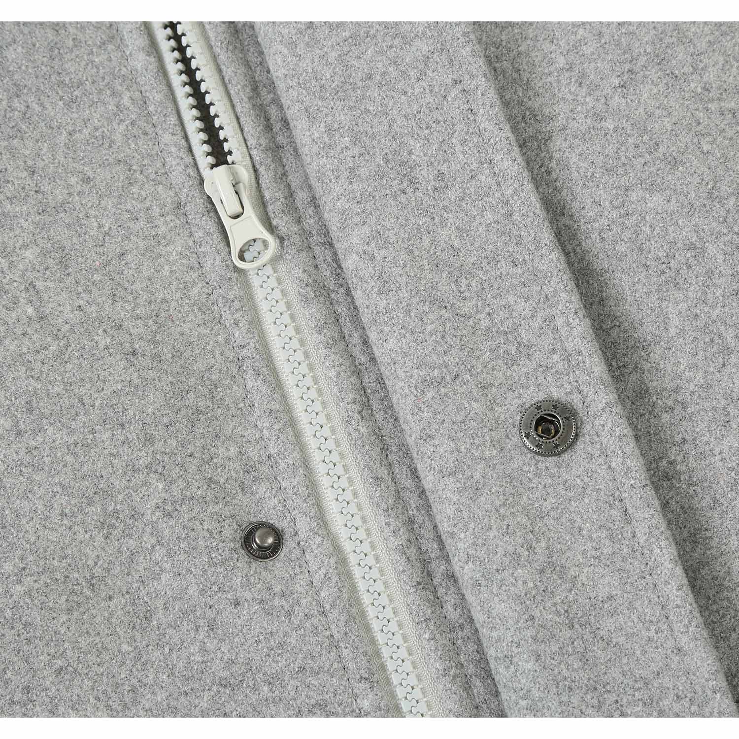 Wool Blend SLIM FIT Short Overcoat in Grey (Regular, Short, & Long Lengths) by English Laundry