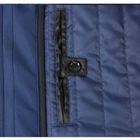 Wool Blend SLIM FIT Short Overcoat with Zip-Out Lining in Navy (Regular, Short, & Long Lengths) by English Laundry