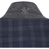 Stretch Performance Single Breasted SLIM FIT Suit in Iron Grey Check (Short, Regular, and Long Available) by English Laundry