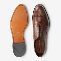 Fifth Avenue Cap-Toe Oxford Dress Shoe in Coffee Brown Leather by Allen Edmonds