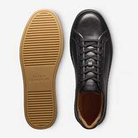 Barnes Lace-Up Sneaker in Black Leather by Allen Edmonds
