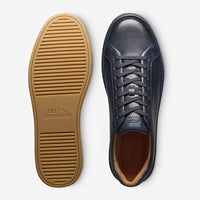 Barnes Lace-Up Sneaker in Navy Leather by Allen Edmonds