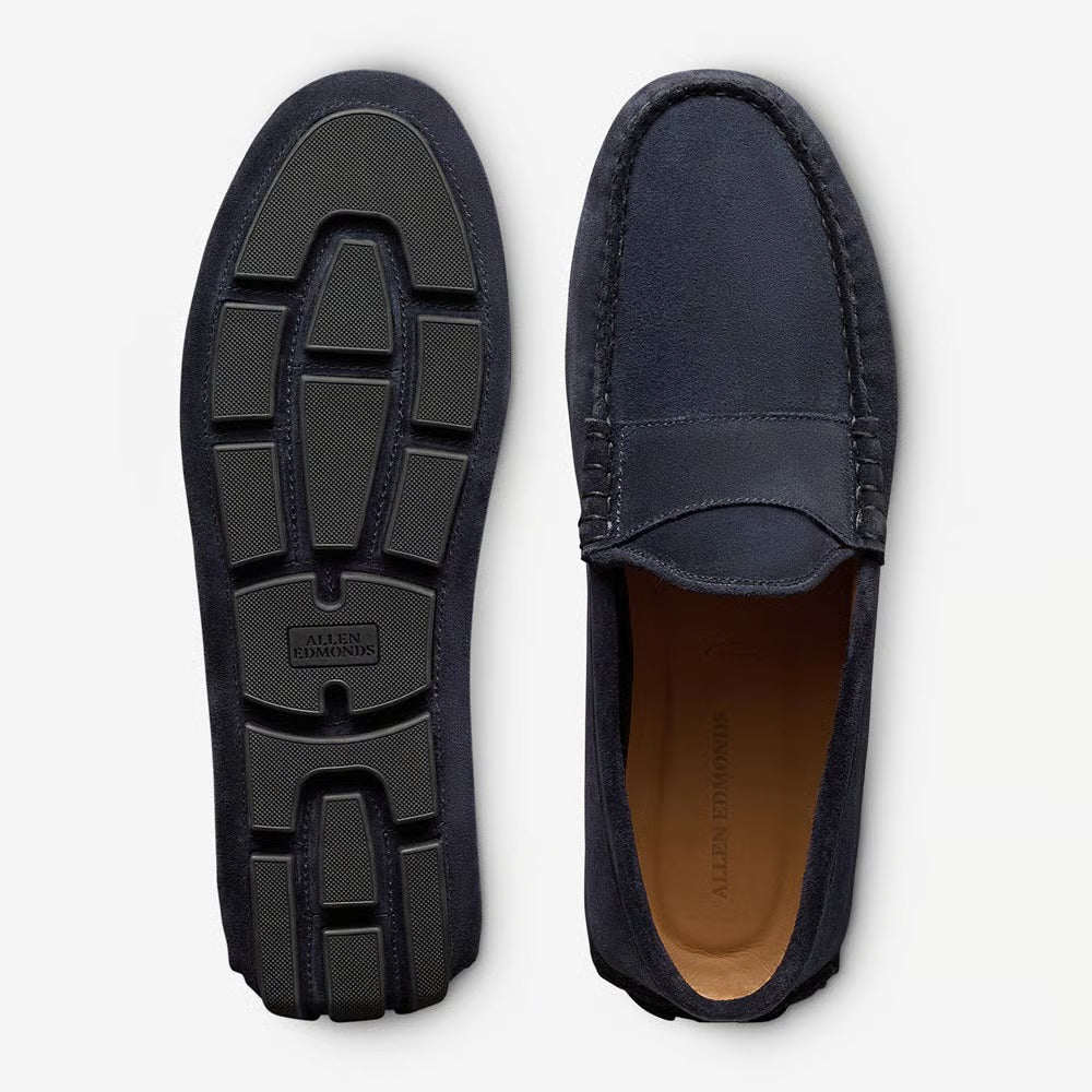 Apex Driving Loafer in Navy Suede by Allen Edmonds