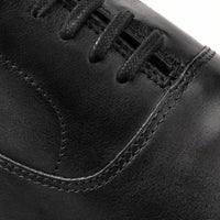 Park Avenue Verse Cap-Toe Oxford Dress Shoe in Black Leather with Black Sole by Allen Edmonds