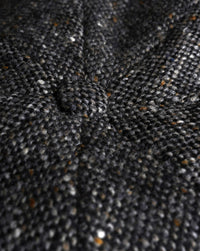 Newsboy Classic Cap in 'Magee 1866' Dark Grey Wool Donegal (Size 59) by Wigens