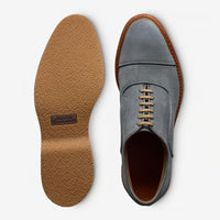 Park Avenue Verse Cap-Toe Oxford Dress Shoe in Steel Grey Suede by Allen Edmonds