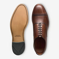 Fifth Avenue Cap-Toe Oxford Dress Shoe in Chili Leather by Allen Edmonds