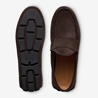 Apex Driving Loafer in Bitter Chocolate Suede by Allen Edmonds