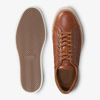 Porter City Derby Lace-Up Sneaker in Walnut Brown Leather by Allen Edmonds