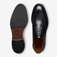 Rivington Apron-Toe Derby Dress Shoe in Black Leather by Allen Edmonds