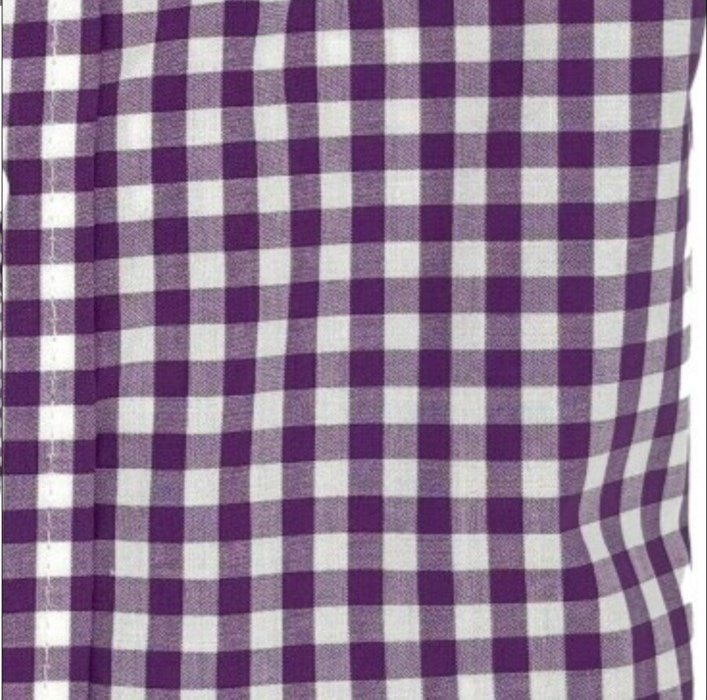 Gingham Check Short Sleeve Cotton Button-Down Sport Shirt in Choice of Colors by Viyella