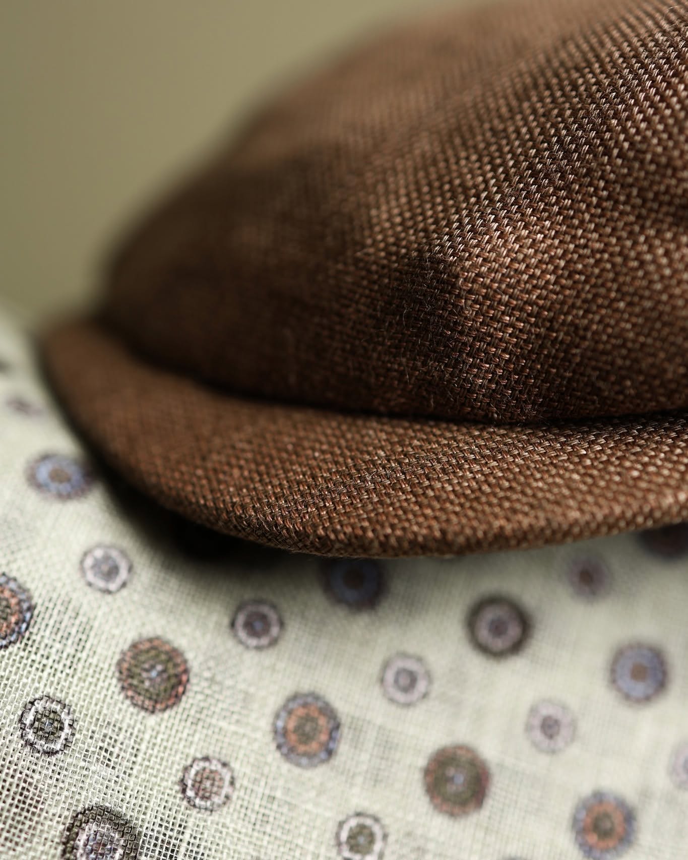 Ivy Slim Cap in Hopsack Linen (Choice of Colors) by Wigens