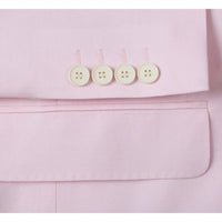 Linen Blend 2-Button SLIM FIT Suit in Pale Pink (Short, Regular, and Long Available) by Alessandro Vitello X Renoir