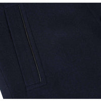 Wool Blend SLIM FIT Short Overcoat with Zip-Out Lining in Navy (Regular, Short, & Long Lengths) by English Laundry