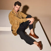 Apex Driving Loafer in Chili Leather by Allen Edmonds