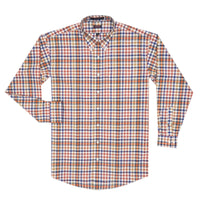 'Sawyer' Harvest Plaid Long Sleeve Beyond Non-Iron® Cotton Sport Shirt by Batton