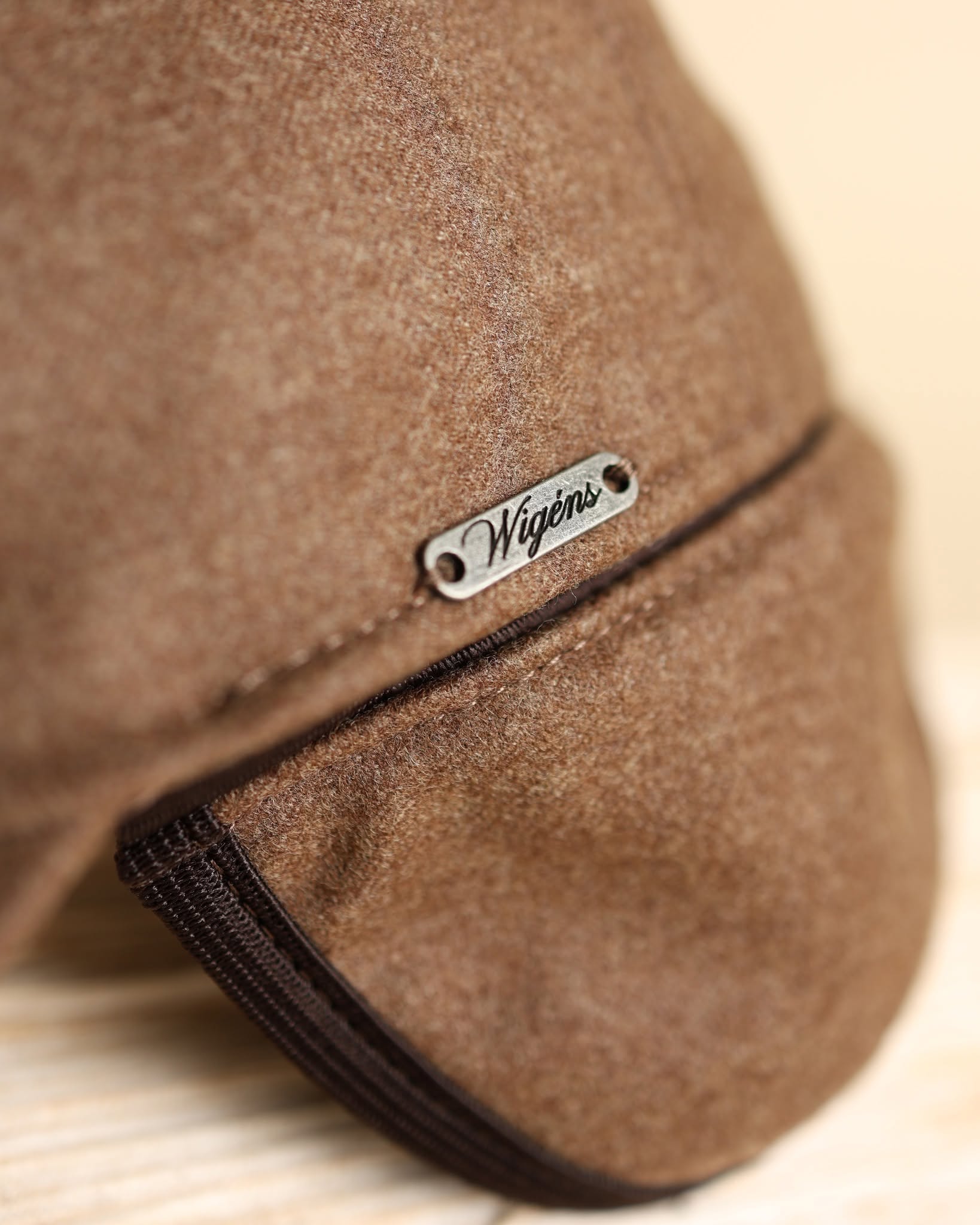 Loro Piana 'Storm System' Wool and Cashmere Flannel Baseball Classic Cap with Earflaps (Choice of Colors) by Wigens