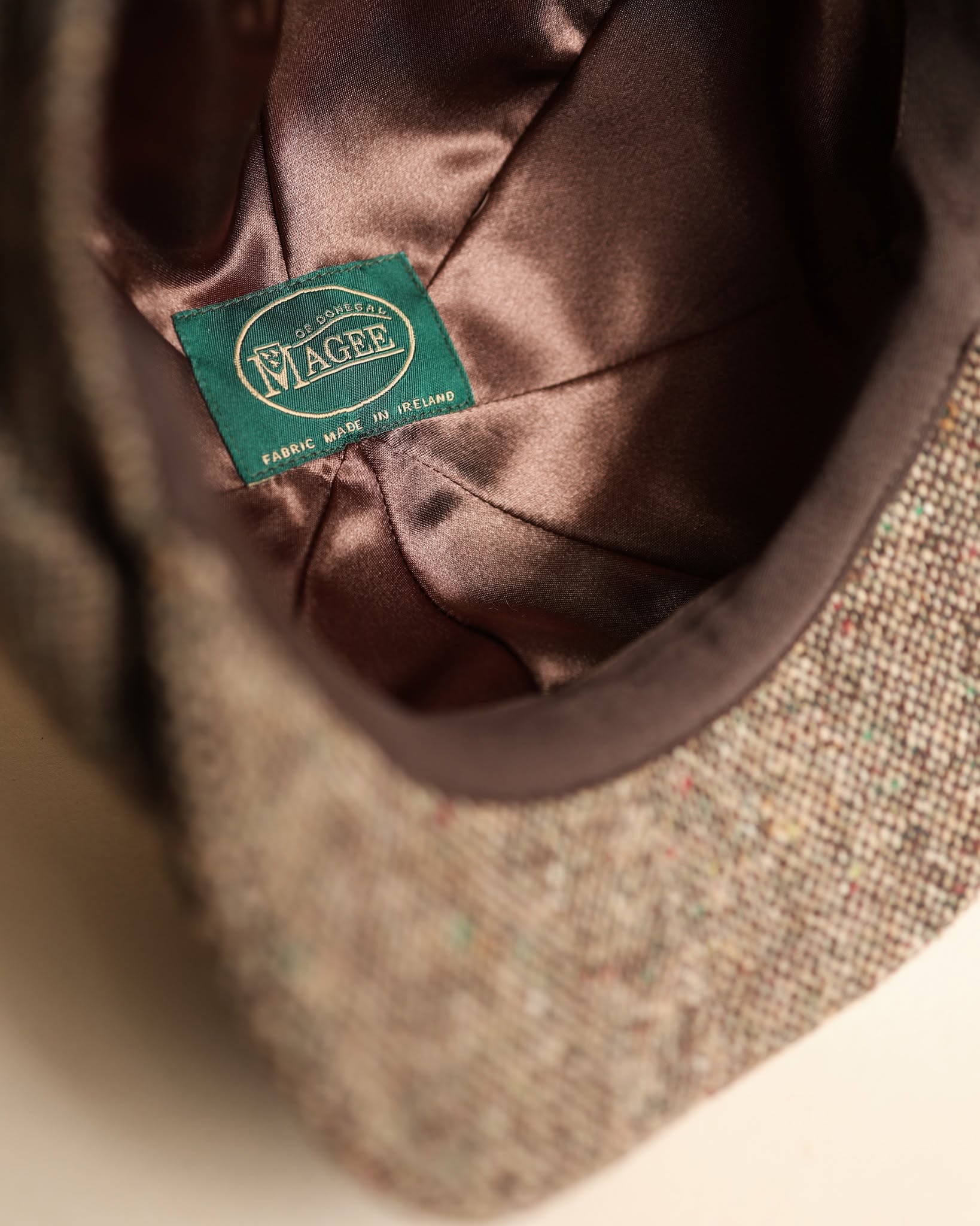 Newsboy Classic Cap in 'Magee 1866' Wool Donegal (Choice of Colors) by Wigens