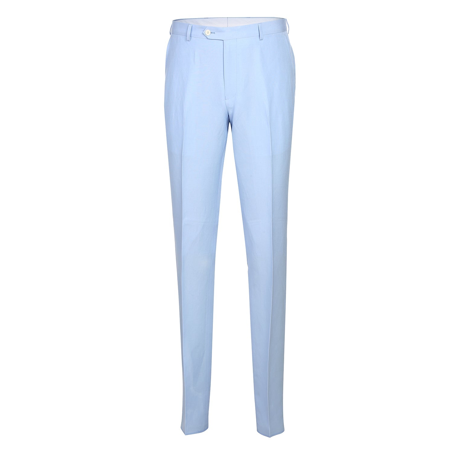 Linen Blend 2-Button SLIM FIT Suit in Sky Blue (Short, Regular, and Long Available) by Alessandro Vitello X Renoir