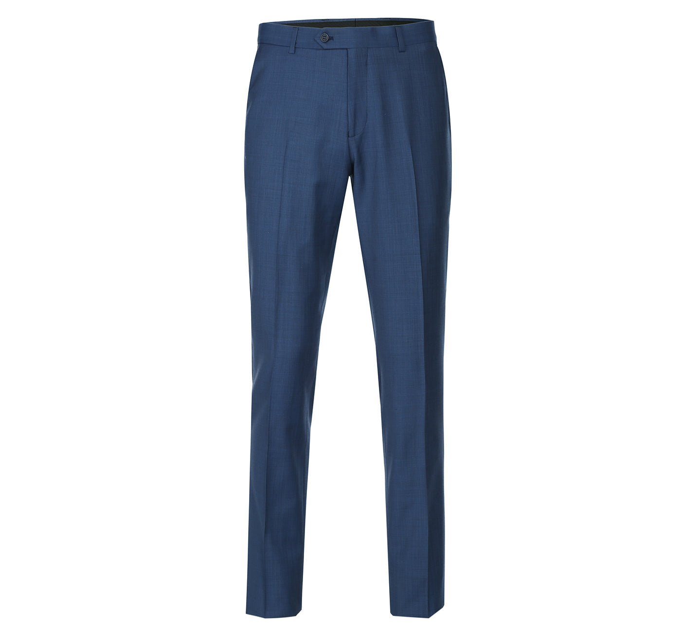 Single Breasted Wool Blend SLIM FIT Suit in Blue Sharkskin (Short, Regular, and Long Available) by Renoir