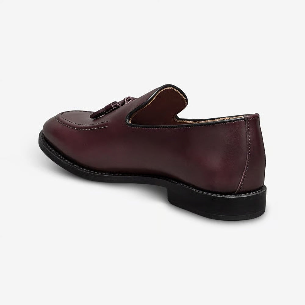 Randolph Tassel Loafer in Burgundy Leather by Allen Edmonds