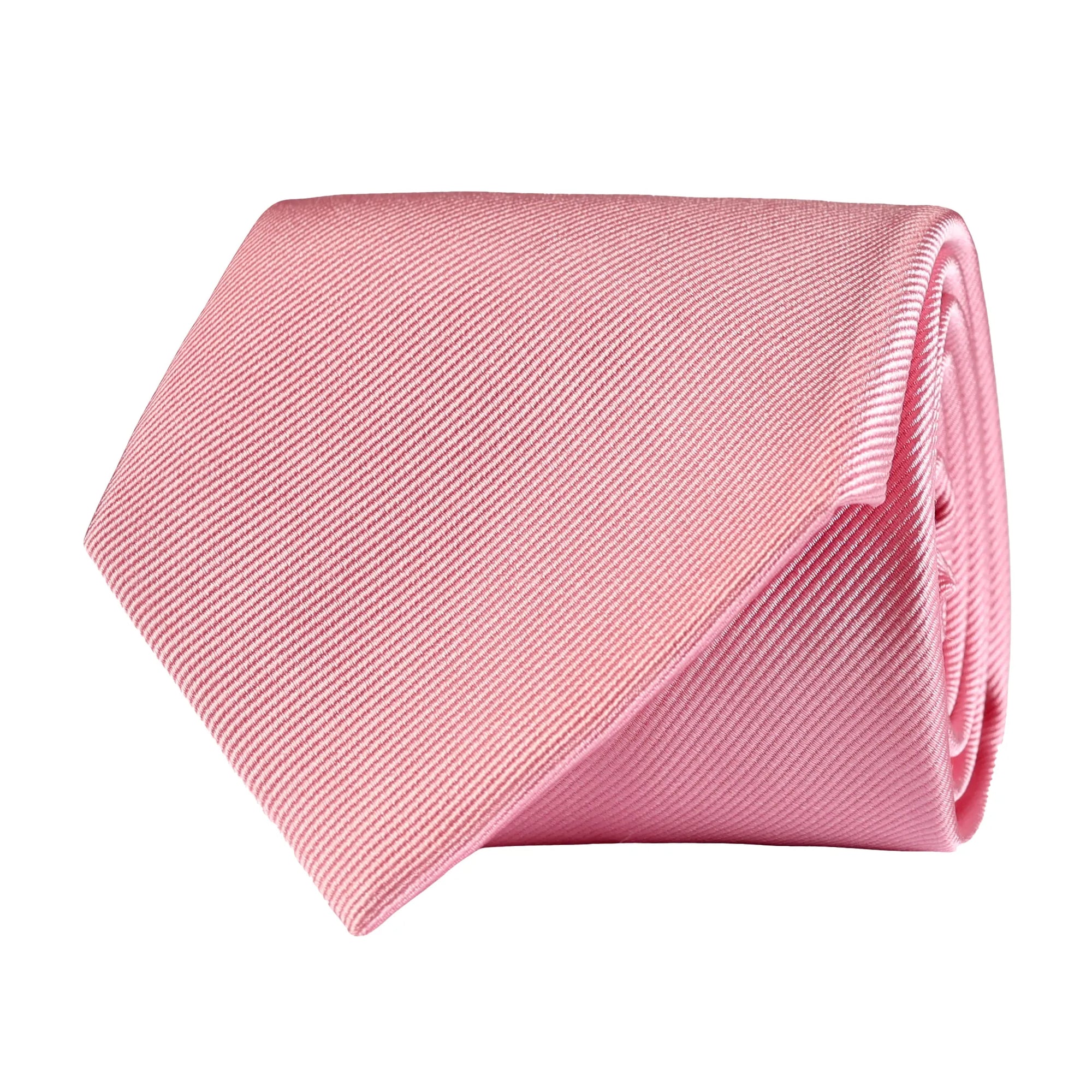 Solid Silk Faille Necktie in Choice of 32 Colors (Choice of Width) by House of Amanda Christensen