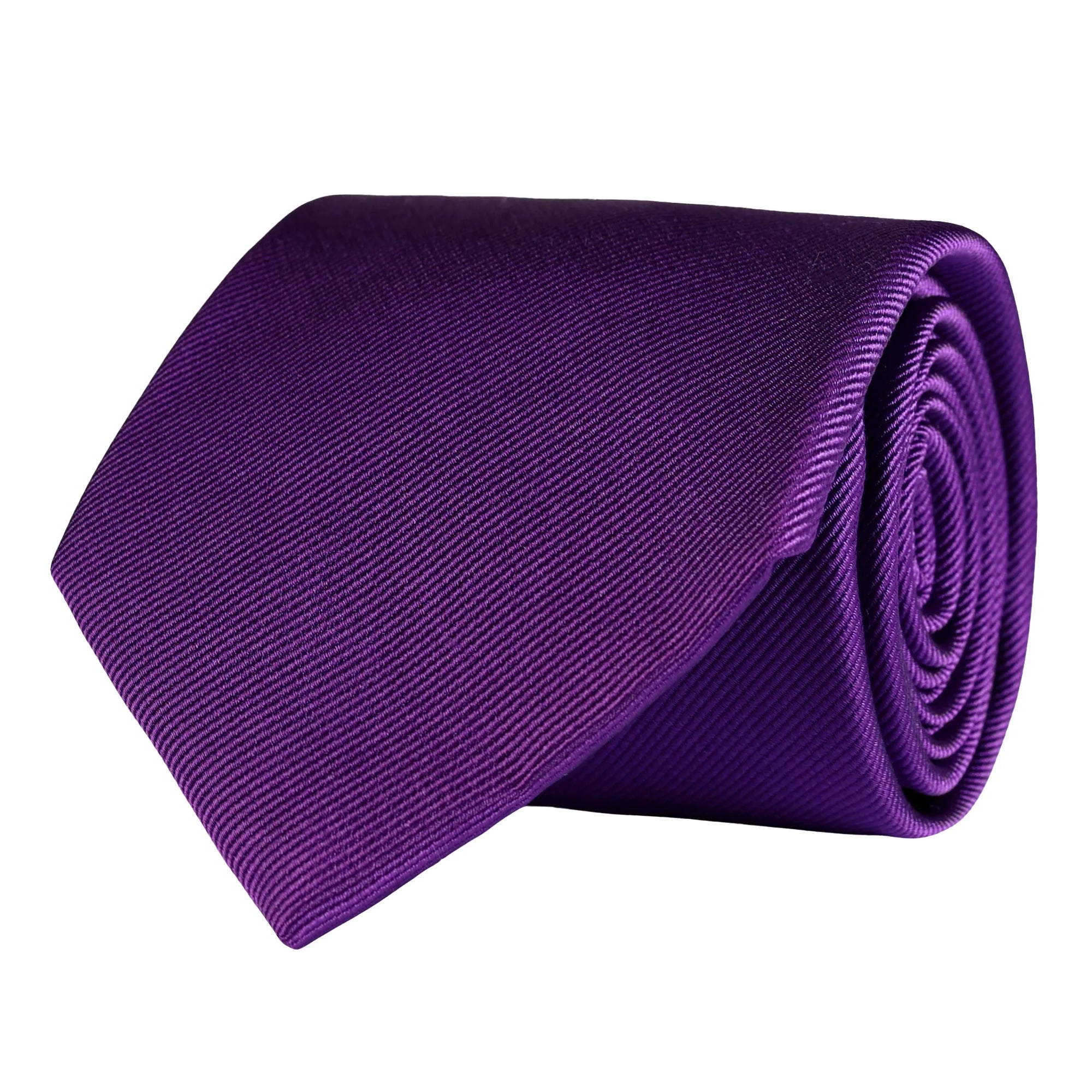 Solid Silk Faille Necktie in Choice of 32 Colors (Choice of Width) by House of Amanda Christensen