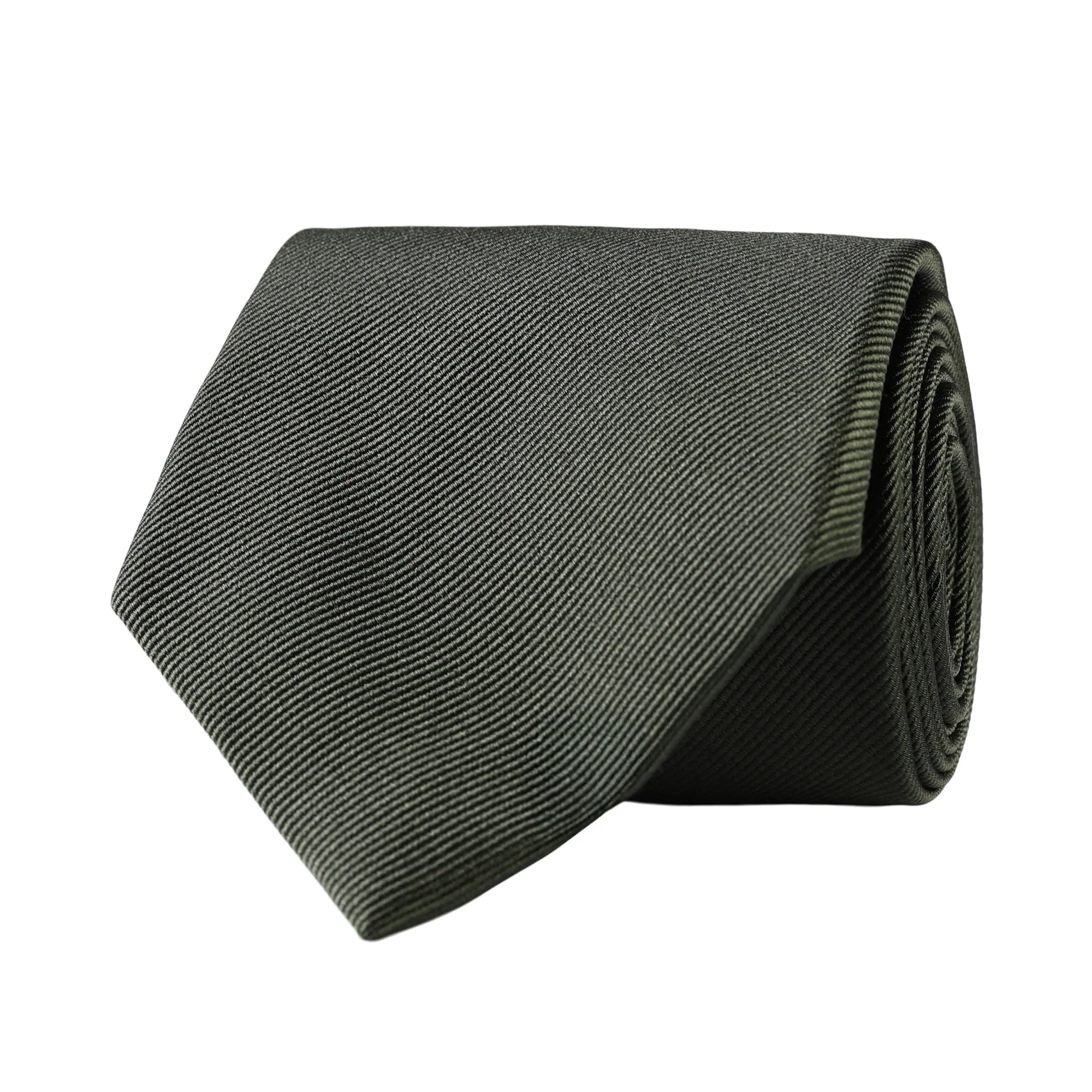 Solid Silk Faille Necktie in Choice of 32 Colors (Choice of Width) by House of Amanda Christensen