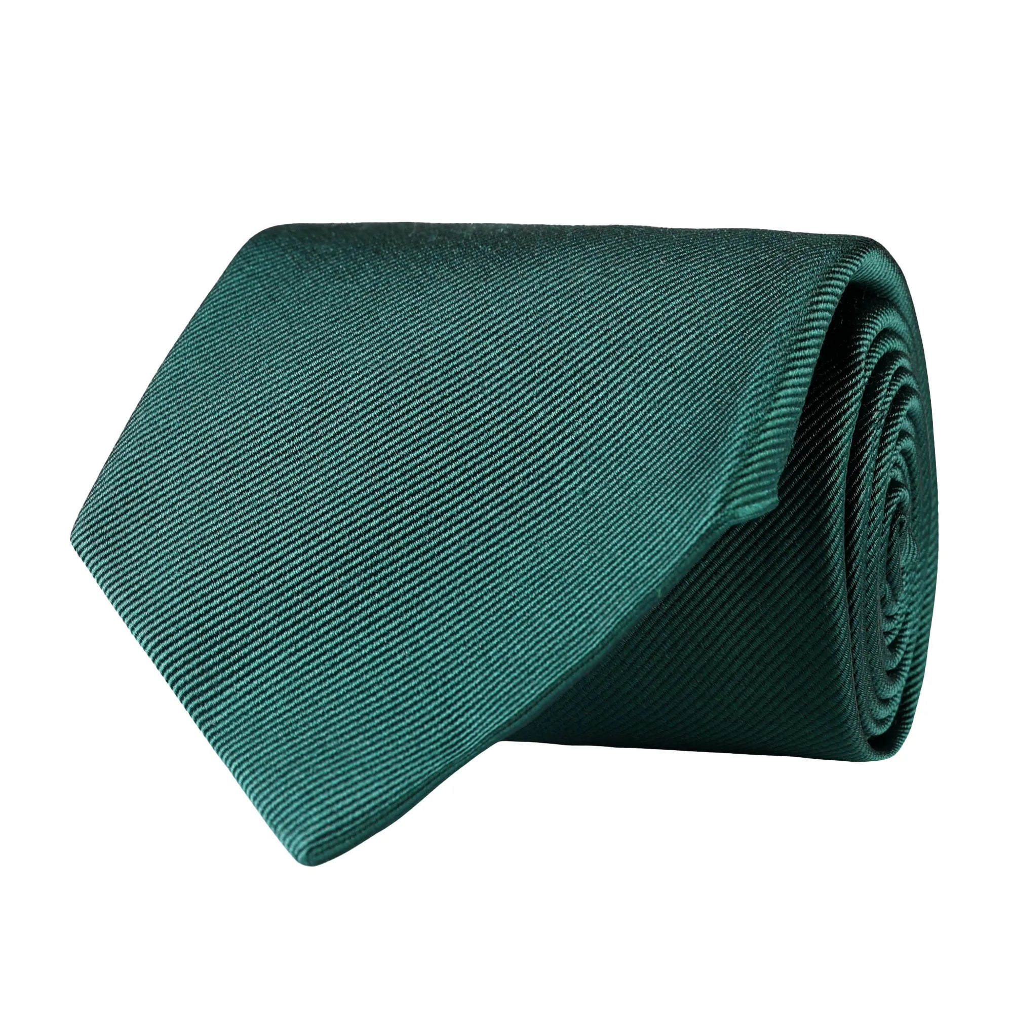 Solid Silk Faille Necktie in Choice of 32 Colors (Choice of Width) by House of Amanda Christensen