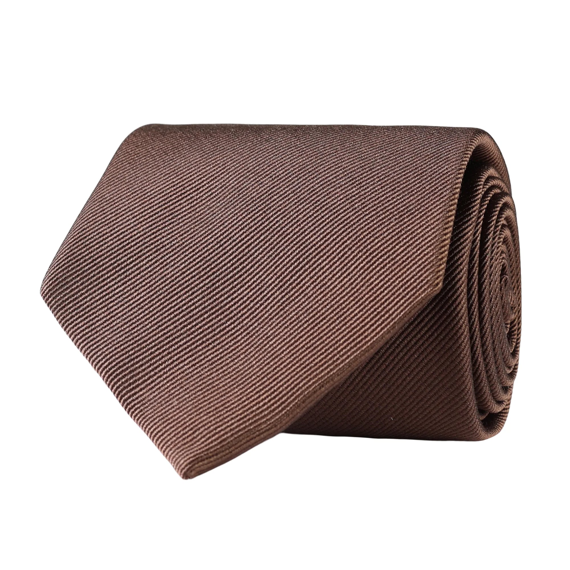 Solid Silk Faille Necktie in Choice of 32 Colors (Choice of Width) by House of Amanda Christensen