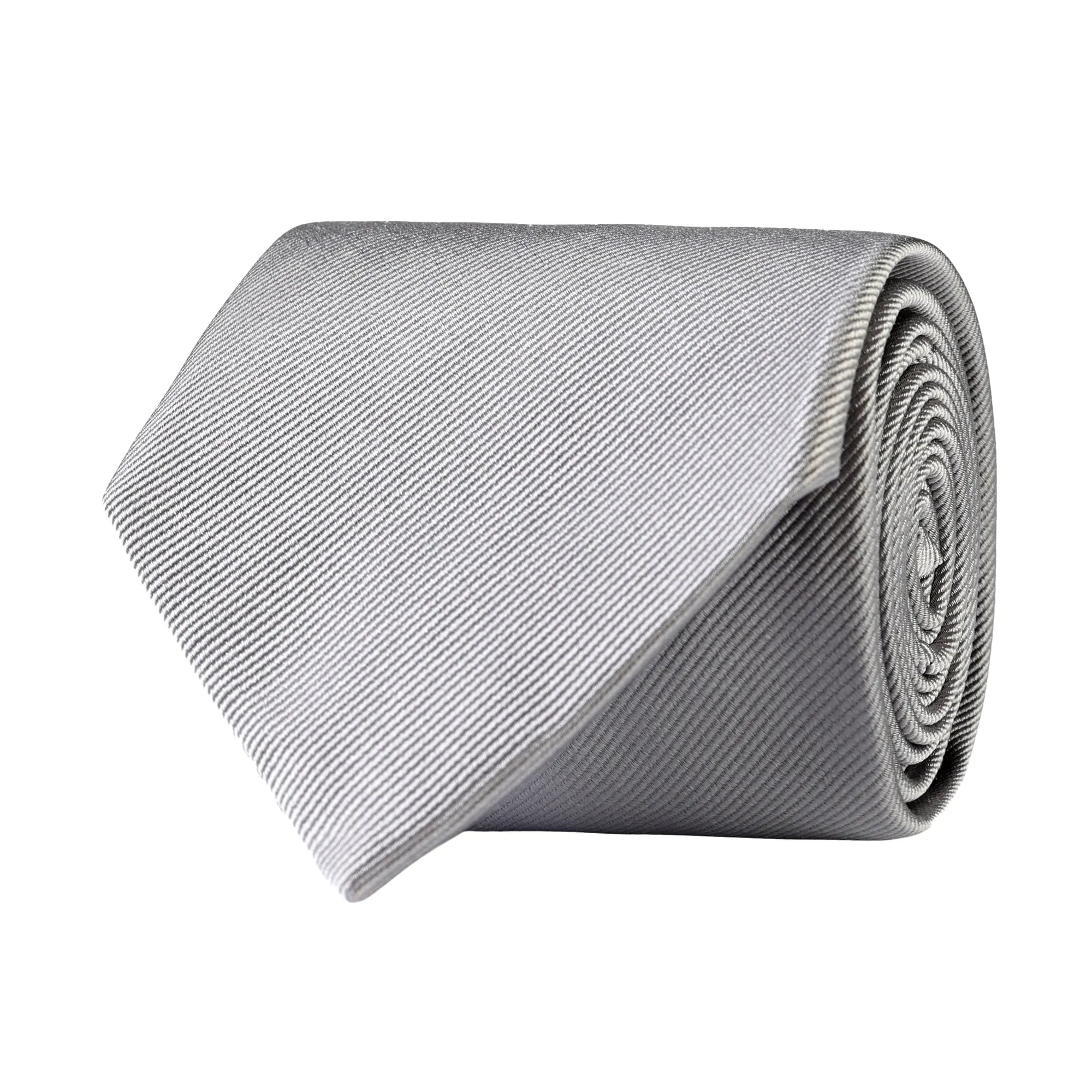Solid Silk Faille Necktie in Choice of 32 Colors (Choice of Width) by House of Amanda Christensen