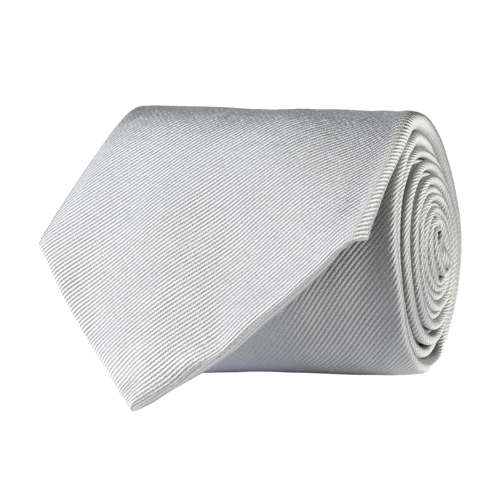 Solid Silk Faille Necktie in Choice of 32 Colors (Choice of Width) by House of Amanda Christensen