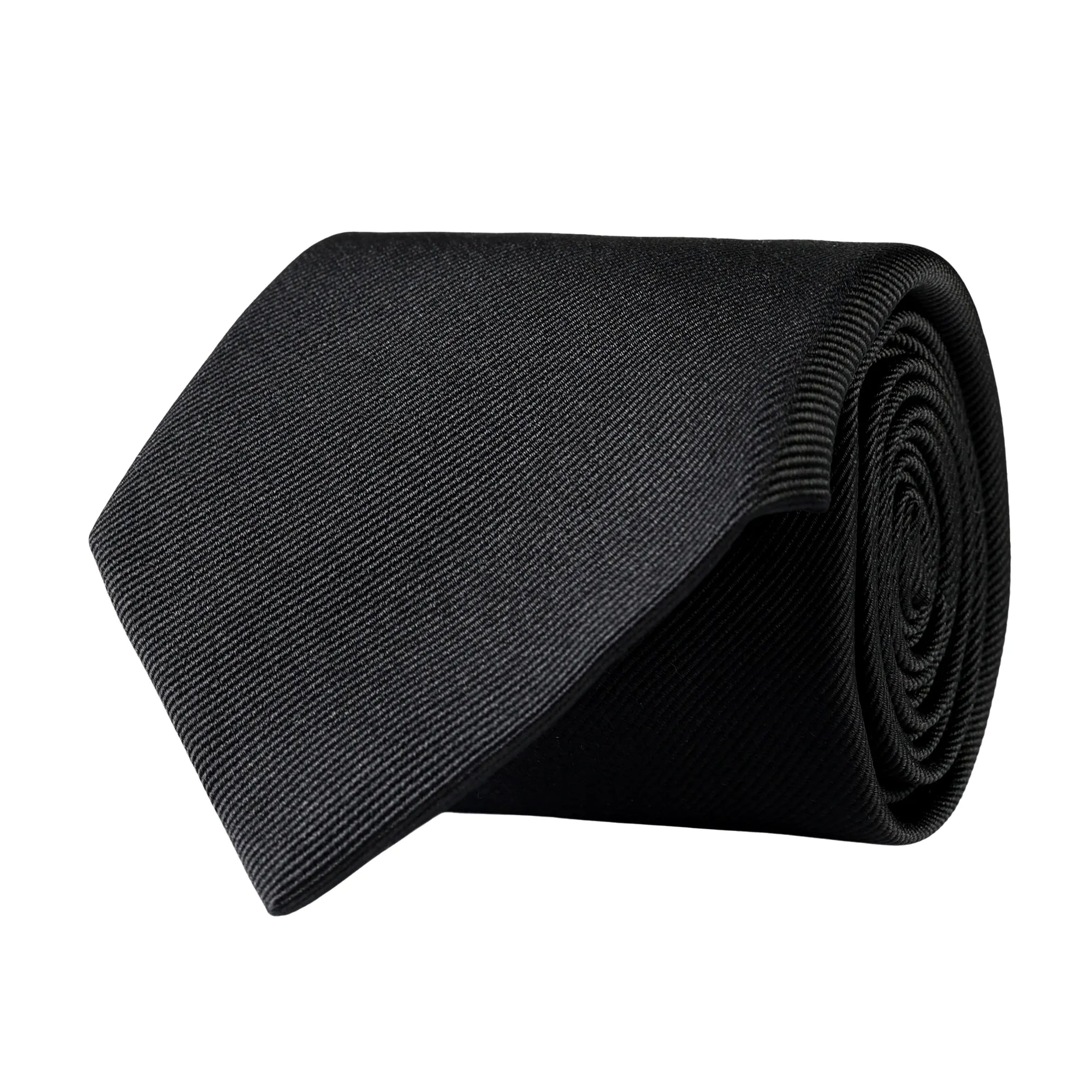 Solid Silk Faille Necktie in Choice of 32 Colors (Choice of Width) by House of Amanda Christensen